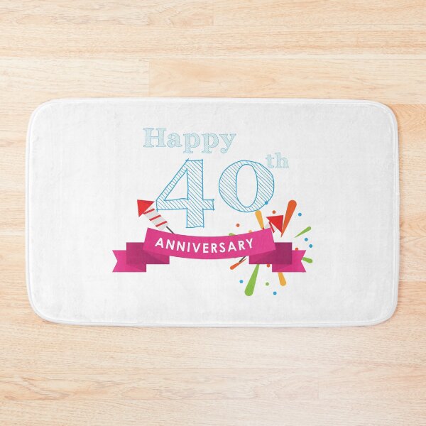 Item preview, Happy 40th Anniversary designed and sold by 4AllTimes.