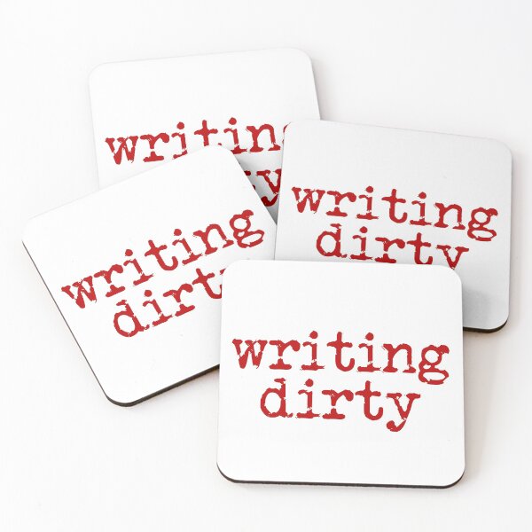 Item preview, writing dirty red type designed and sold by TeaRoseWriter.