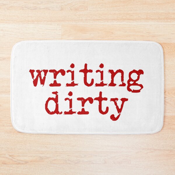 Item preview, writing dirty red type designed and sold by TeaRoseWriter.