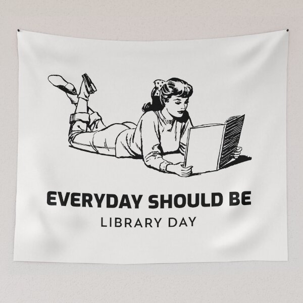 Item preview, Everyday Should Be Library Day designed and sold by joabaj.