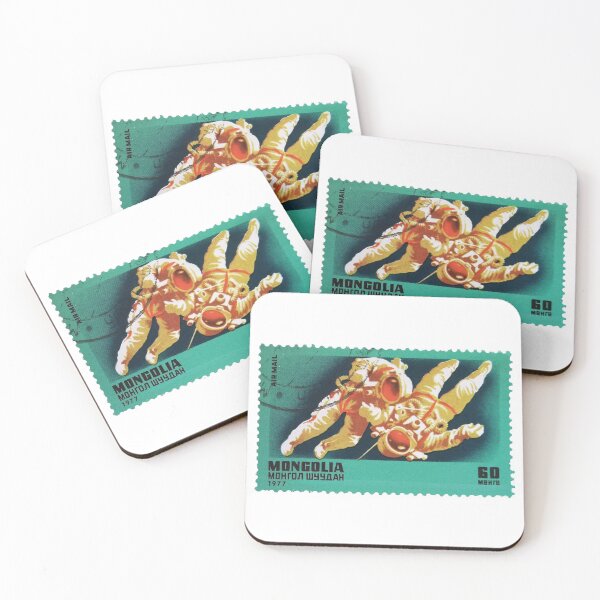 Item preview, Two Astronauts - 1977 Space Stamp designed and sold by StampCollection.