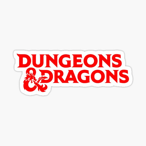 Dungeons & Dragons Logo Sticker