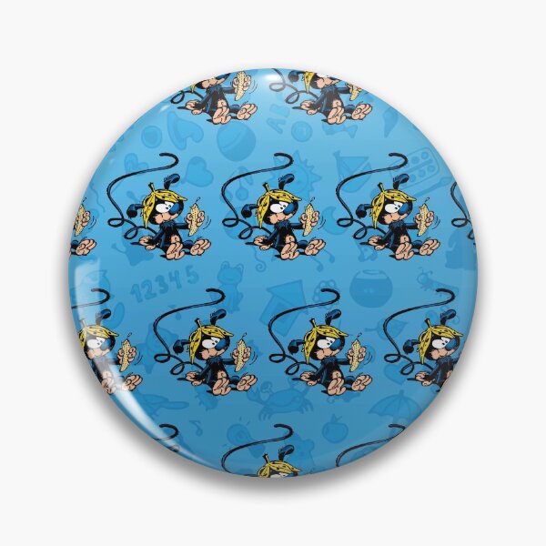 Item preview, Marsupilami baby eating banana / Light blue design / Pattern designed and sold by Hubashop.