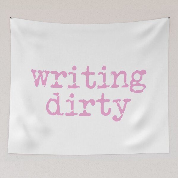 Item preview, writing dirty pink type designed and sold by TeaRoseWriter.
