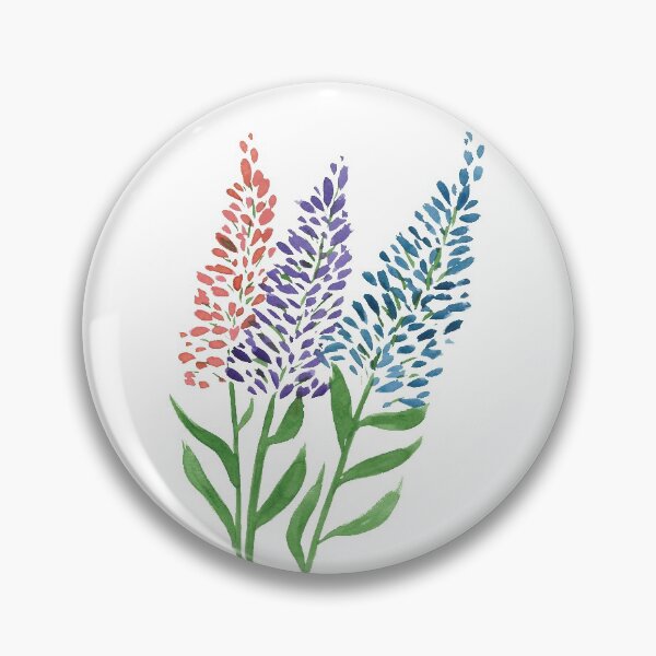 Item preview, Purple, Pink and Blue Lupine Watercolor designed and sold by CheriseMorris.