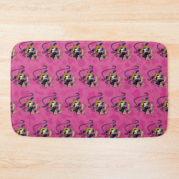 Item preview, Marsupilami baby eating banana / Pink design / Pattern designed and sold by Hubashop.
