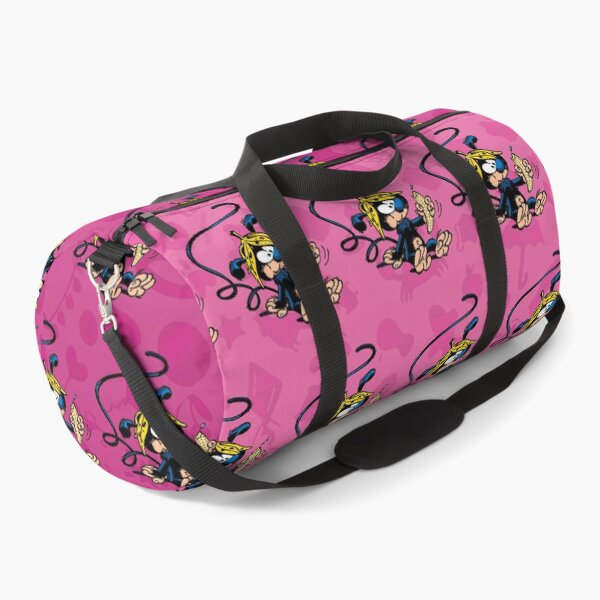 Item preview, Marsupilami baby eating banana / Pink design / Pattern designed and sold by Hubashop.