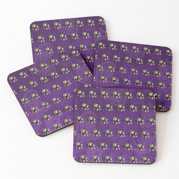 Item preview, Marsupilami baby eating banana / Purple design / Pattern designed and sold by Hubashop.