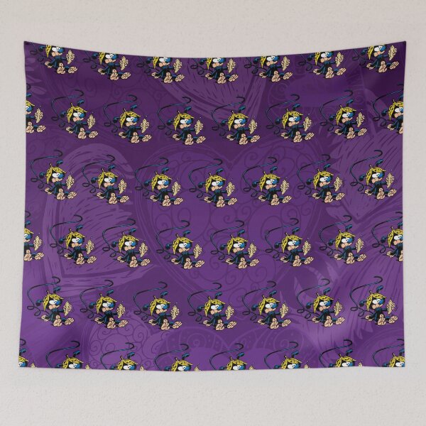 Item preview, Marsupilami baby eating banana / Purple design / Pattern designed and sold by Hubashop.