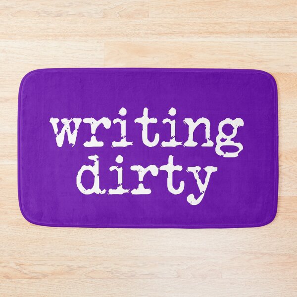 Item preview, writing dirty white type on purple designed and sold by TeaRoseWriter.