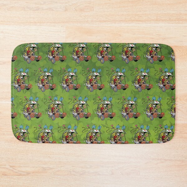 Item preview, Marsupilami in car with family / Green design / Pattern designed and sold by Hubashop.