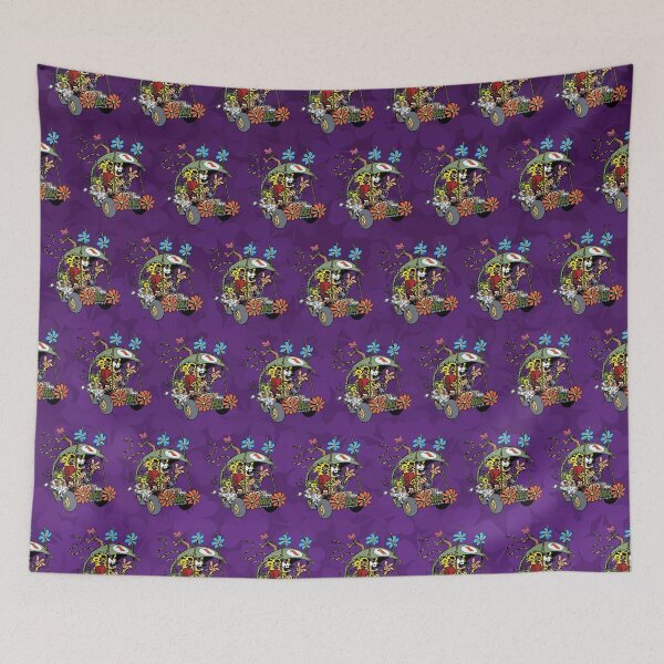 Item preview, Marsupilami in car with family / Purple design / Pattern designed and sold by Hubashop.