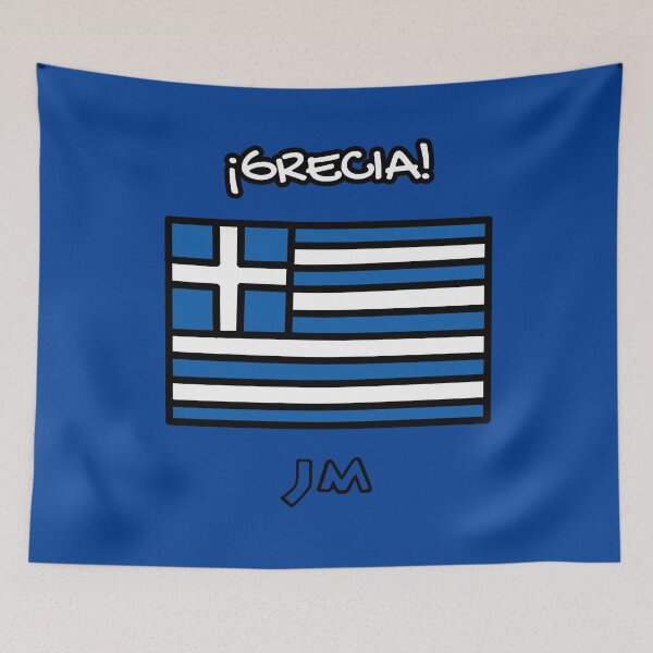 Item preview, Greece Flag Drawn designed and sold by jesumedina.