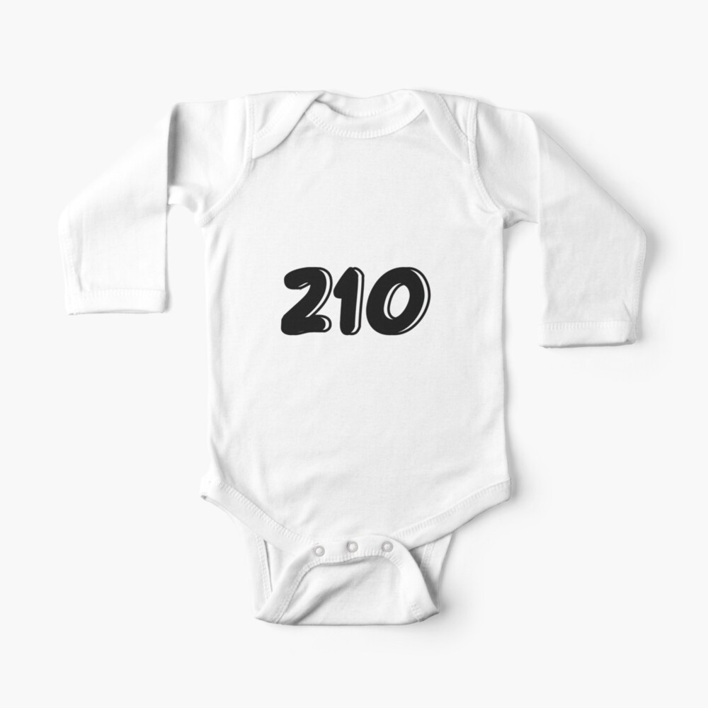210 Area Code Baby One Piece By Popculturechick Redbubble
