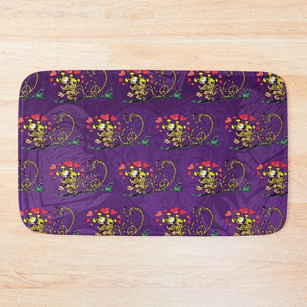Item preview, Marsupilami in love with girl / Purple design / Pattern designed and sold by Hubashop.