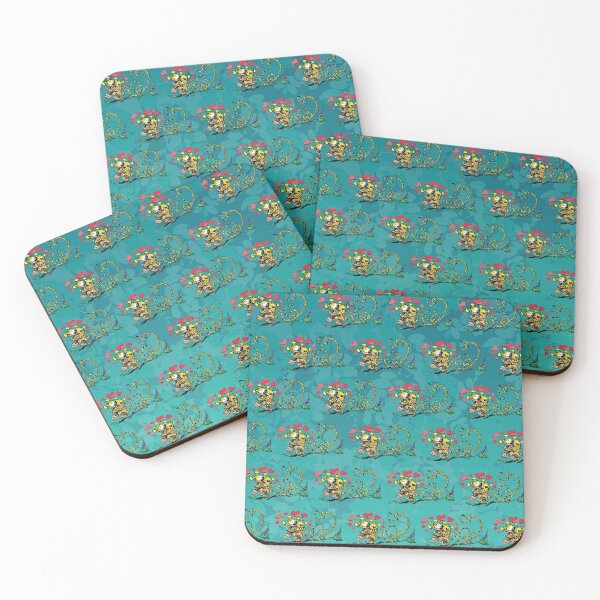 Item preview, Marsupilami in love with girl / Aqua design / Pattern designed and sold by Hubashop.