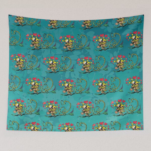 Item preview, Marsupilami in love with girl / Aqua design / Pattern designed and sold by Hubashop.