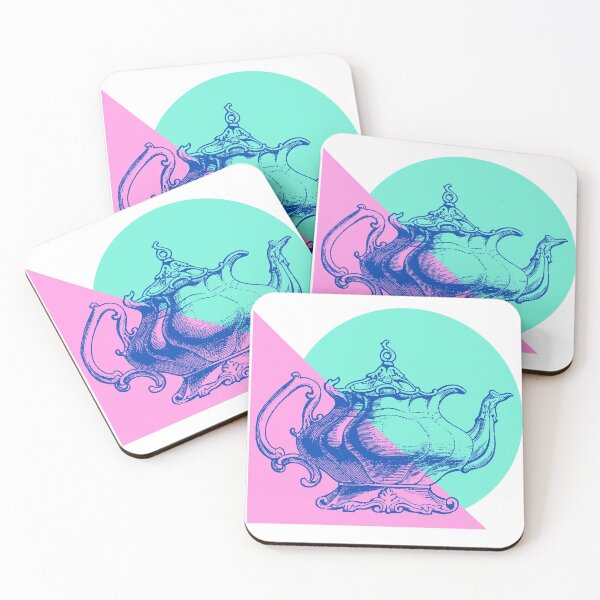 Item preview, 80s Style Victorian Teapot Illusration designed and sold by Hollie Black.