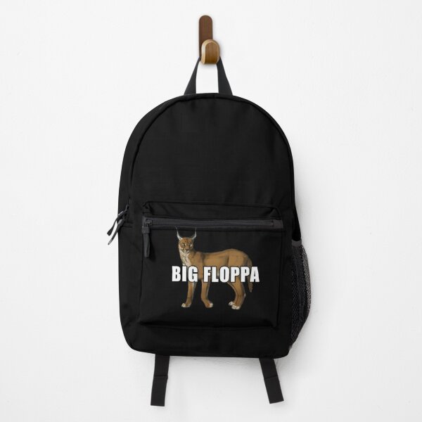 Custom Floppa Cute Meme Backpacks Women Men Fashion Bookbag for