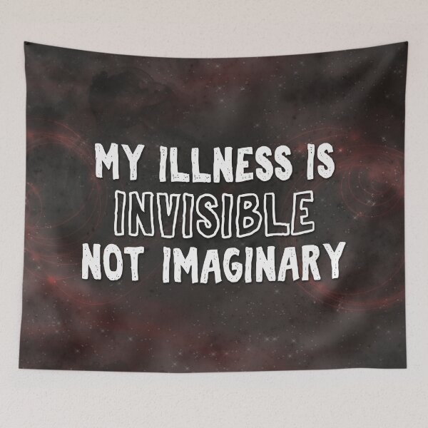 Item preview, Red Nebula: Invisible Illness designed and sold by PrettySickArt.