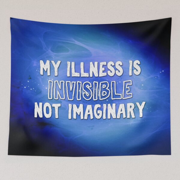 Item preview, Sapphire Galaxy: Invisible Illness designed and sold by PrettySickArt.