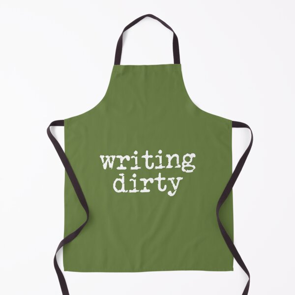 Item preview, writing dirty white type on military green designed and sold by TeaRoseWriter.