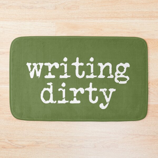 Item preview, writing dirty white type on military green designed and sold by TeaRoseWriter.