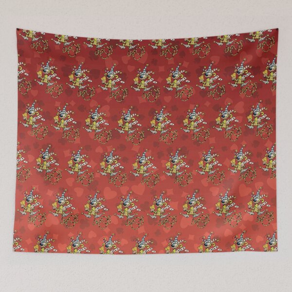 Item preview, Marsupilami playing cards / Red design / Pattern designed and sold by Hubashop.