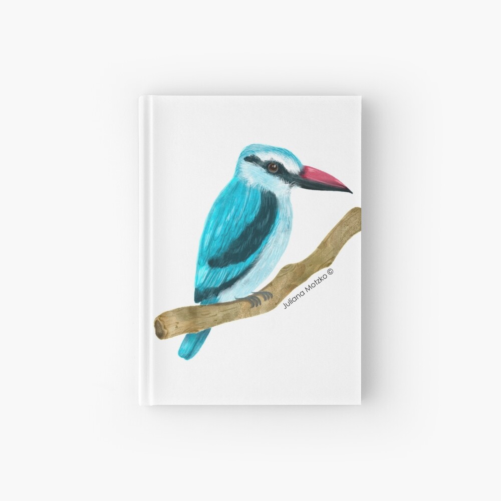 Woodland Kingfisher Hardcover Journal