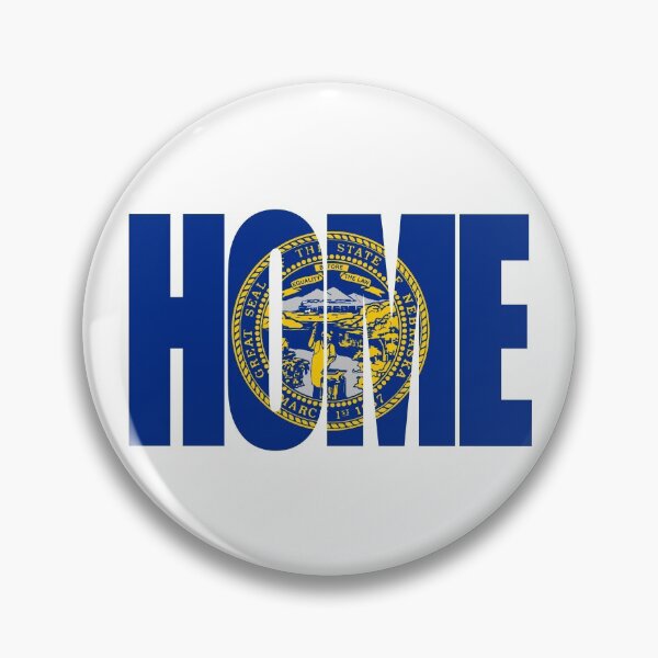 Item preview, Nebraska Home - State Flag designed and sold by DonDota.
