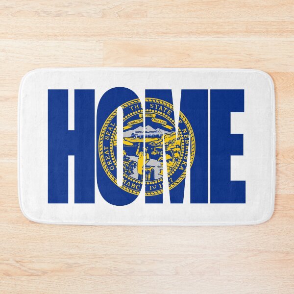 Item preview, Nebraska Home - State Flag designed and sold by DonDota.