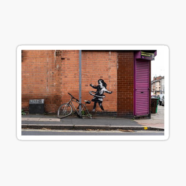 Banksy - Hula Girl Sticker