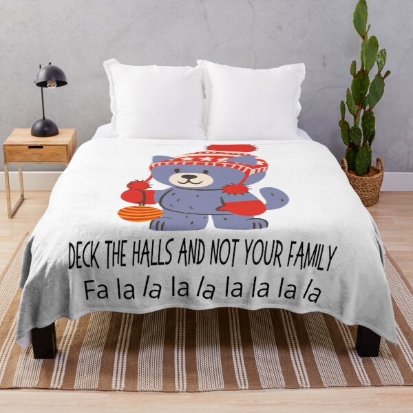 Item preview, Deck the HALLS and Not your Family  designed and sold by Pinkmagenta.