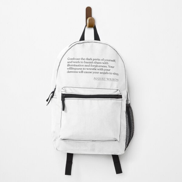 Item preview, August Wilson - Confront the dark parts of yourself, and work to banish them with illumination and forgiveness. Your willingness to wrestle  designed and sold by BookQuoteMerch.