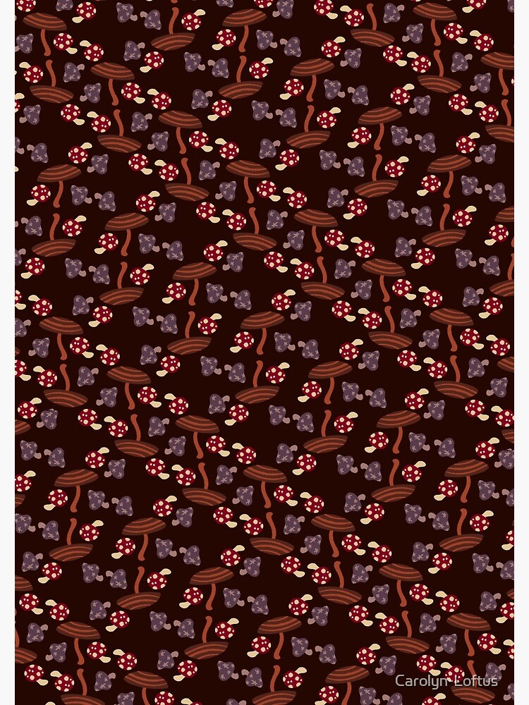 Falling for Autumn-Mushroom Pattern by Carolyn-Loftus