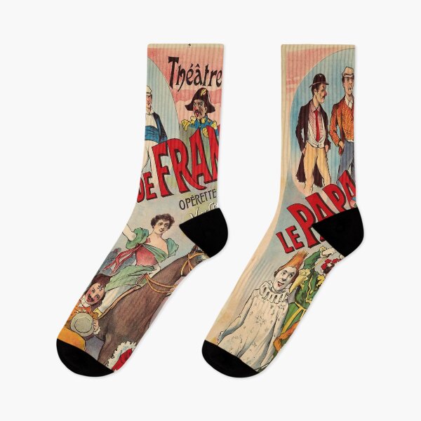 Item preview, retro le papa de francine theatre cluny             designed and sold by CorasPosters.