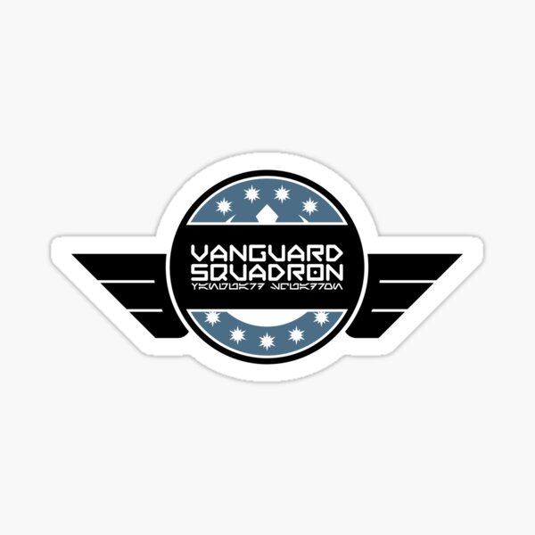 Vista previa del artículo con la obra «Logotipo del escuadrón de vanguardia», diseñado y vendido por DS-181-3.