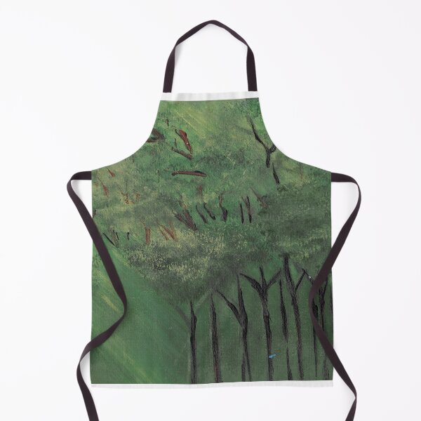 Item preview, Green trees with a yellow sunset in the background. designed and sold by SashaSprite.