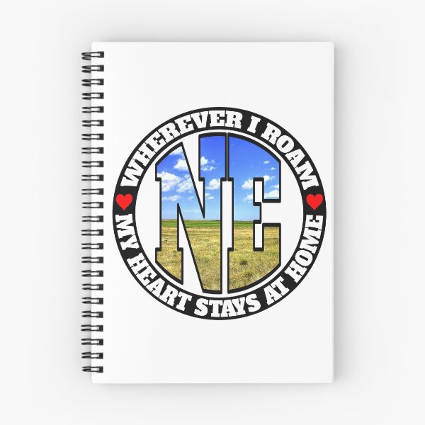 Item preview, Heart Stays Home - Nebraska designed and sold by DonDota.