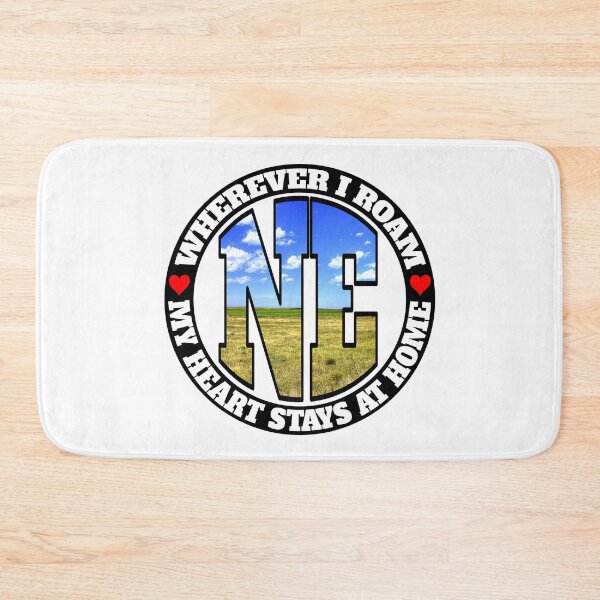 Item preview, Heart Stays Home - Nebraska designed and sold by DonDota.