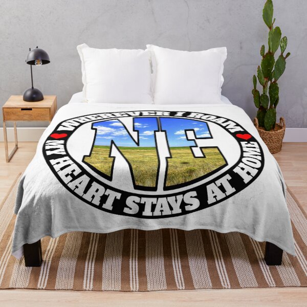 Item preview, Heart Stays Home - Nebraska designed and sold by DonDota.
