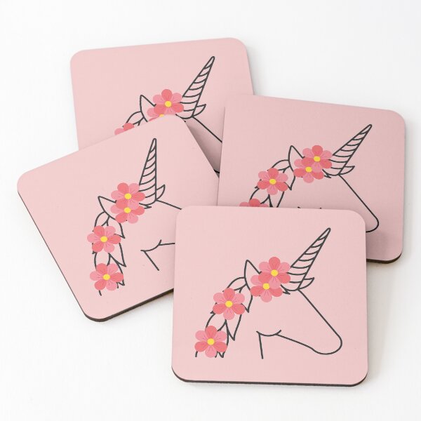 Item preview, Unicorn I Love Them, Unicorn of Love Flowers designed and sold by mimosadesigns.