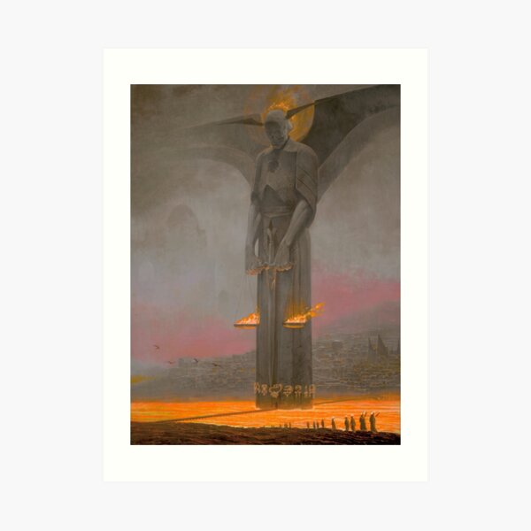 Justitia Infernalis_by Wayne Barlowe Art Print