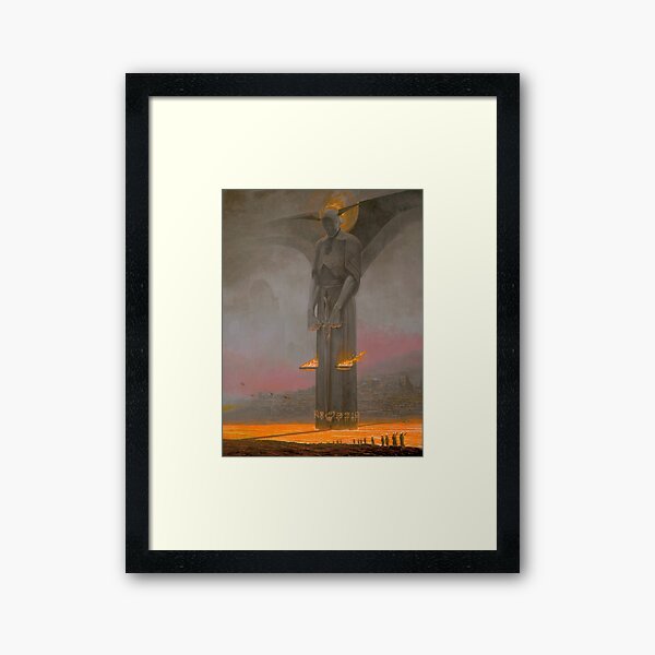 Justitia Infernalis_by Wayne Barlowe Framed Art Print
