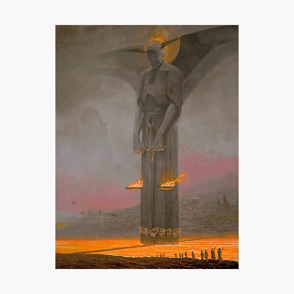 Justitia Infernalis_by Wayne Barlowe Photographic Print