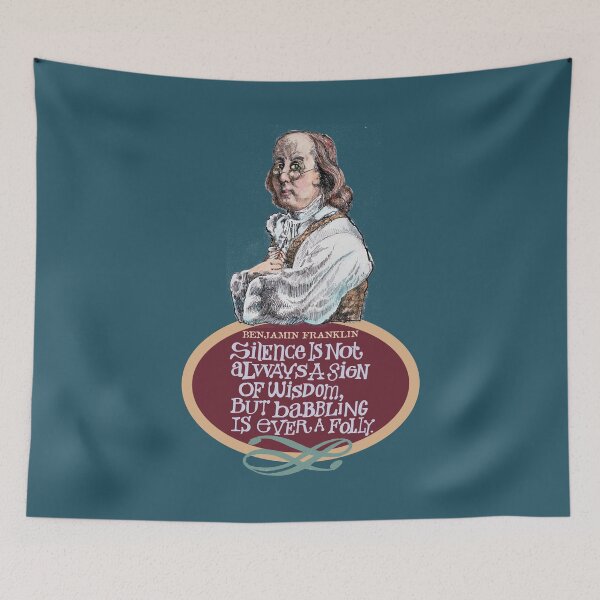 Item preview, Mr. Franklin on Wisdom designed and sold by Digressions, Diversions, Delusions.