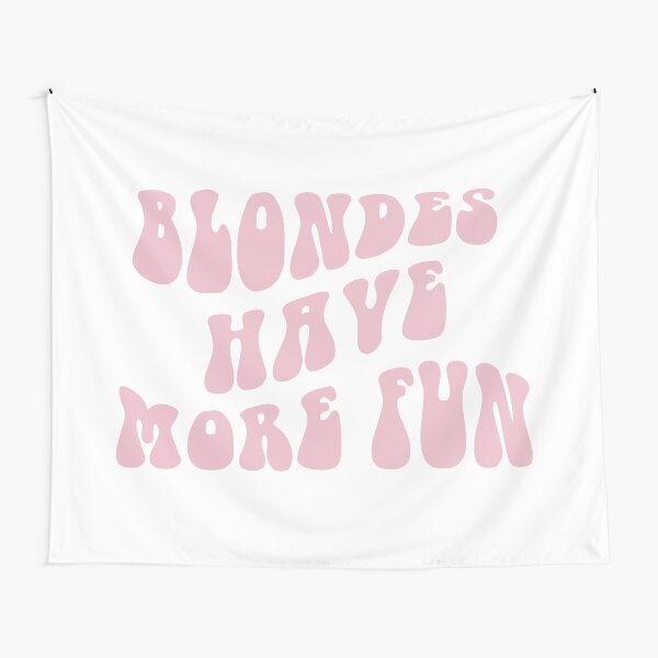 Item preview, Blondes Have More Fun - Pink designed and sold by jamisundesigns.