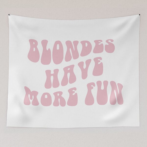 Item preview, Blondes Have More Fun - Pink designed and sold by jamisundesigns.