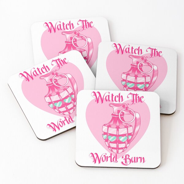 Item preview, Watch the world burn (white) designed and sold by prettygrotesque.