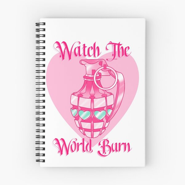 Item preview, Watch the world burn (white) designed and sold by prettygrotesque.